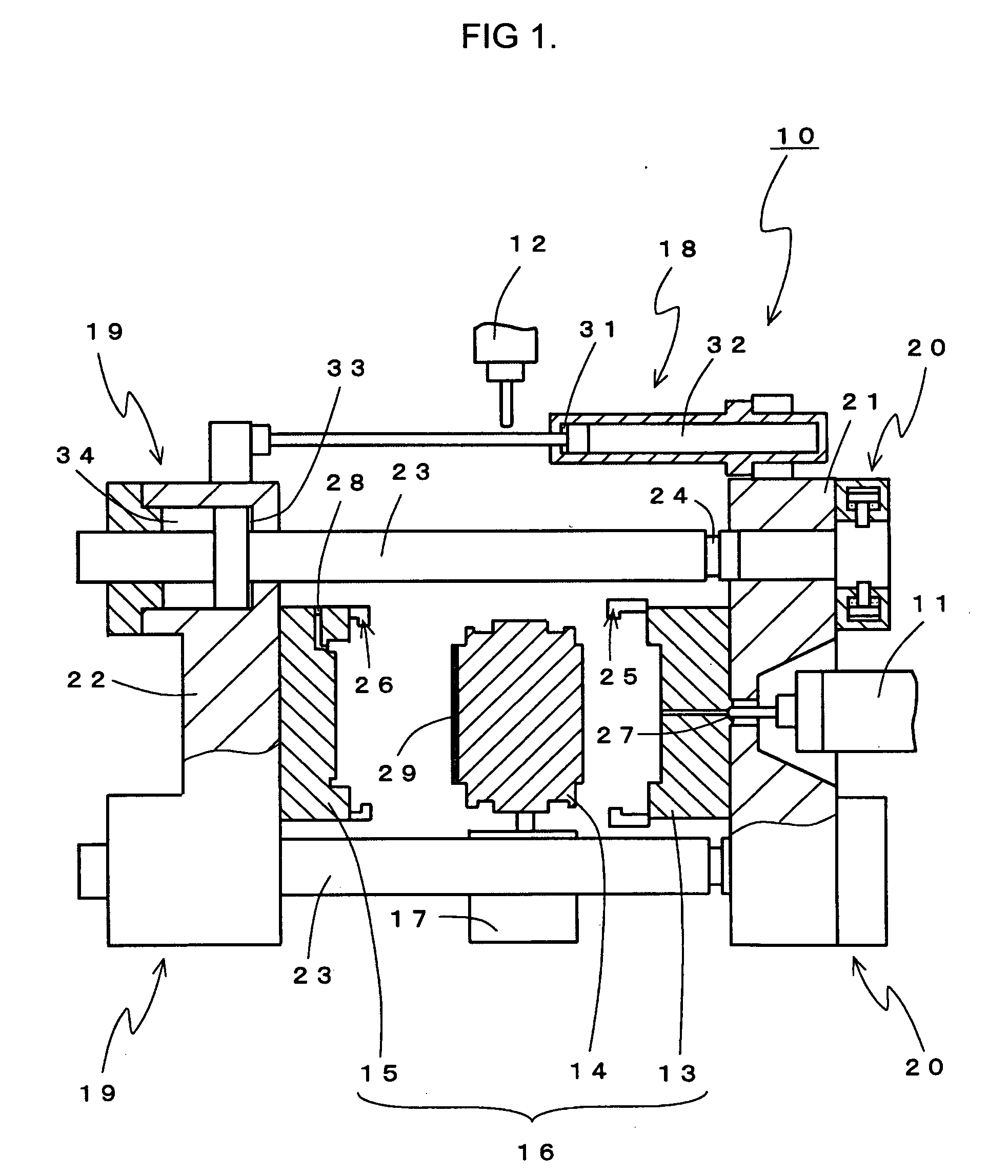 Method of molding composite molded article and mold system used for same