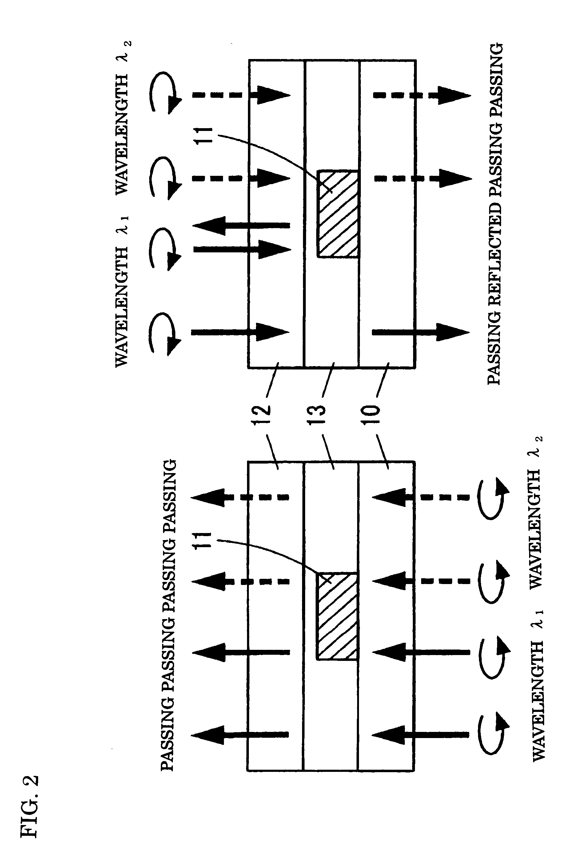 Wavelength-selective light-shielding element and optical head using the same