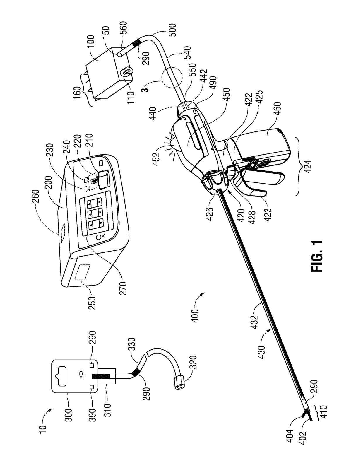 Devices, systems, and methods for establishing electrical and fluid connections to surgical instruments