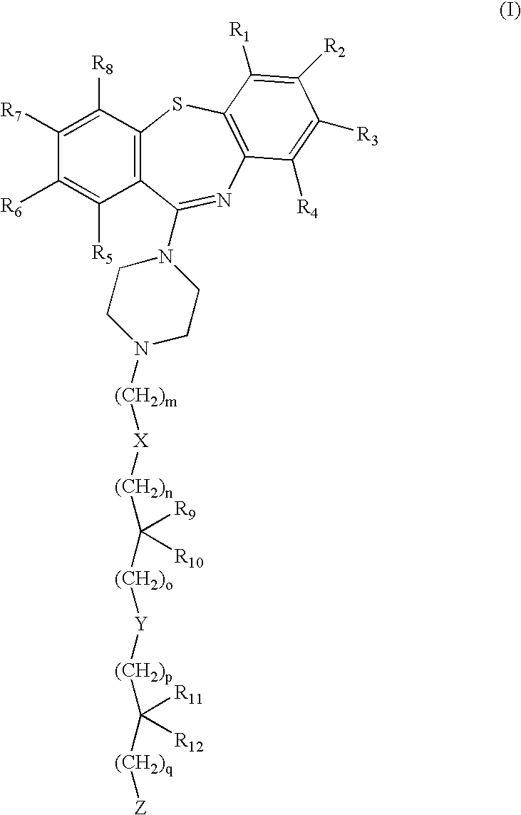 Quetiapine analogs and methods of use thereof