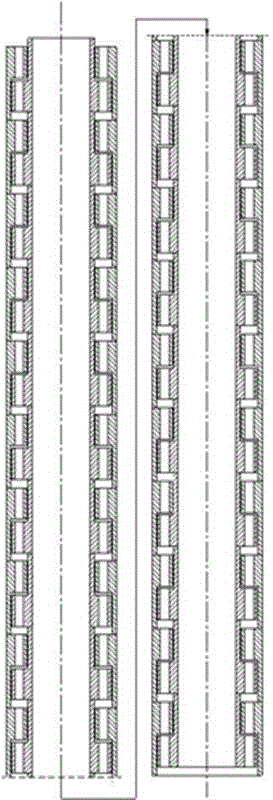 Drilling tool for breaking rocks by producing compound action through rotary-percussion mode