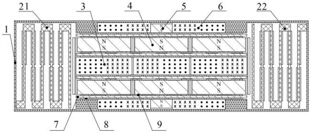 Multi-stable velocity amplifying and frequency-increasing composite vibration energy harvester and its collection method