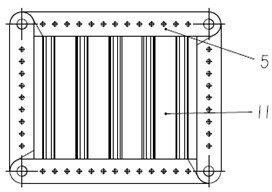 Tensile-shear test loading device with flight structure