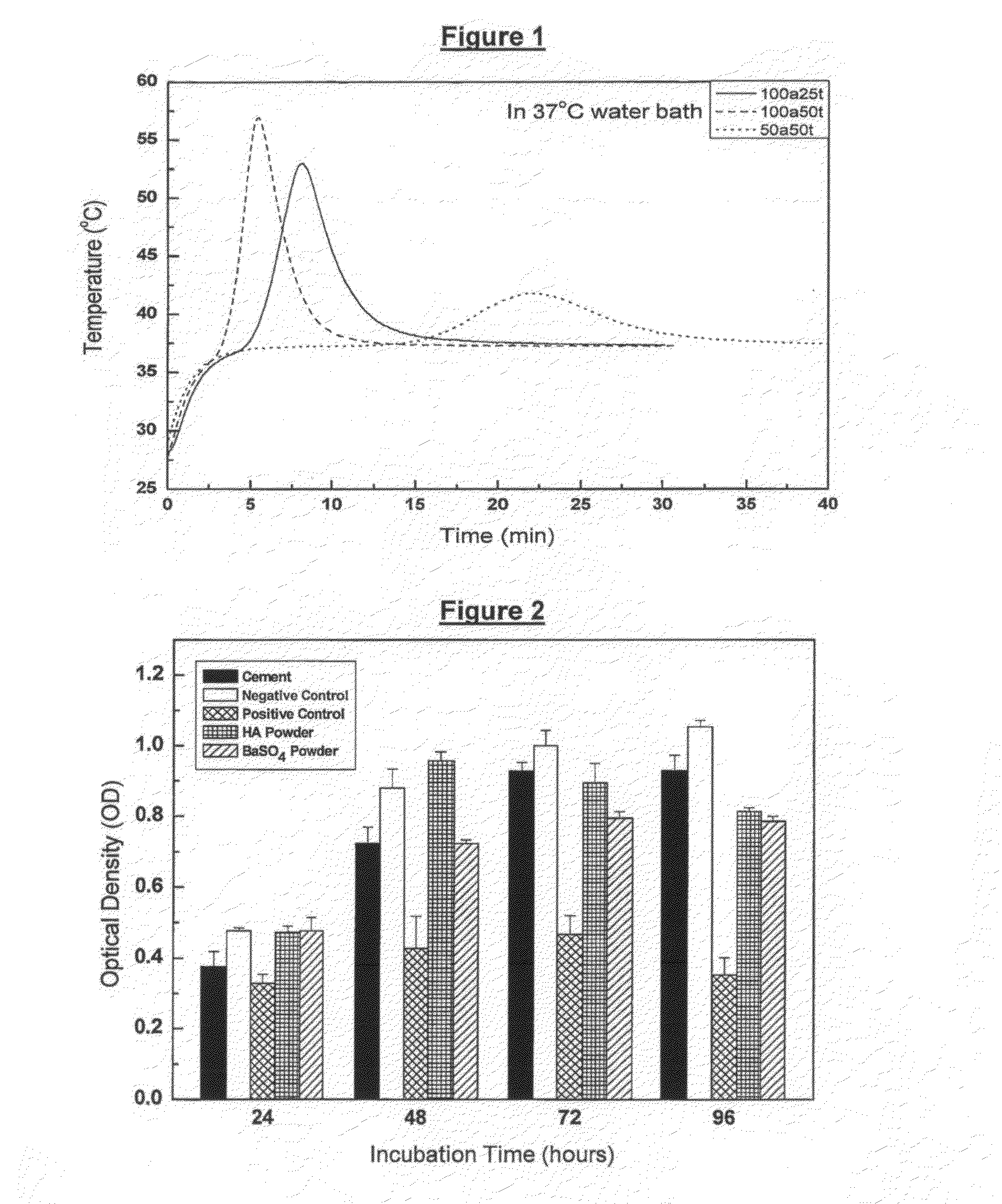 Bone and/or dental cement composition and uses thereof