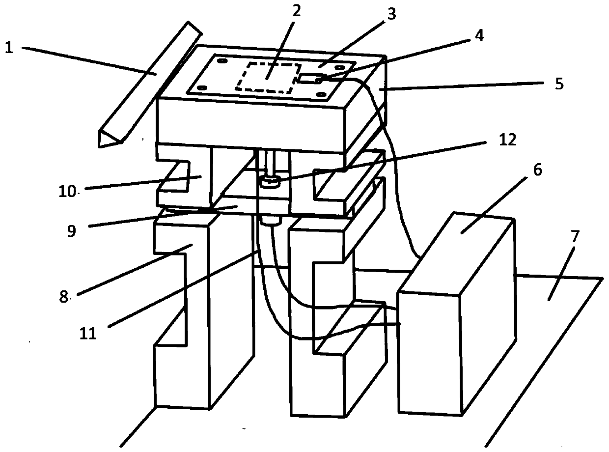 In situ real-time measurement device used in powder bed melting additive manufacturing process