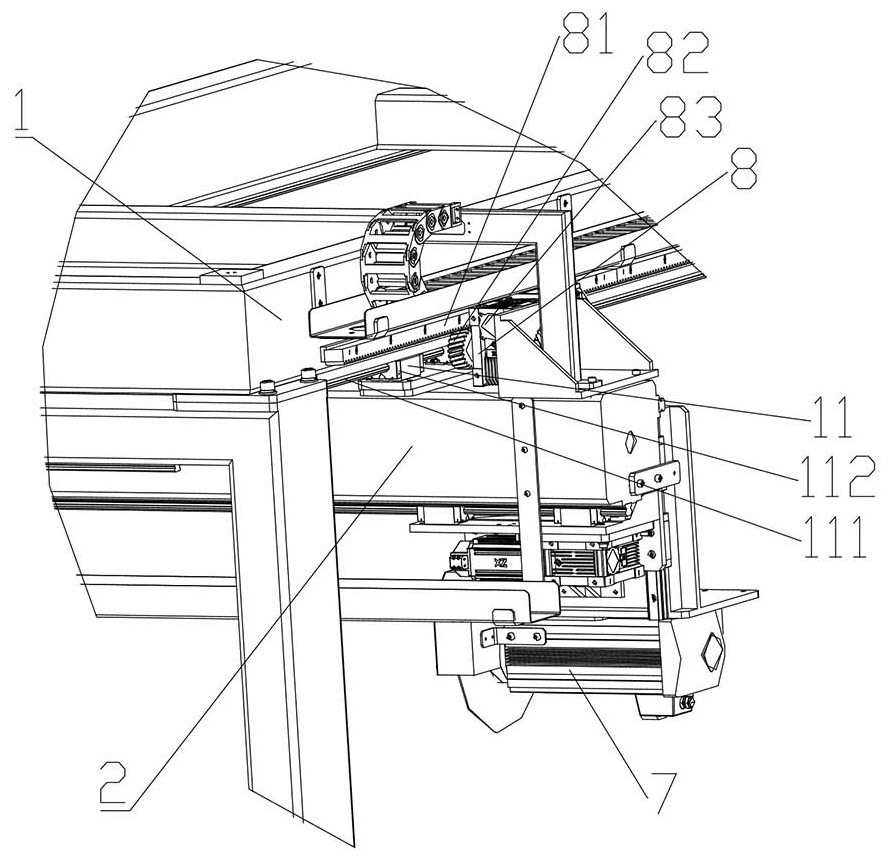 Wide-adjustable-range saw blade device of four-side saw and four-side saw