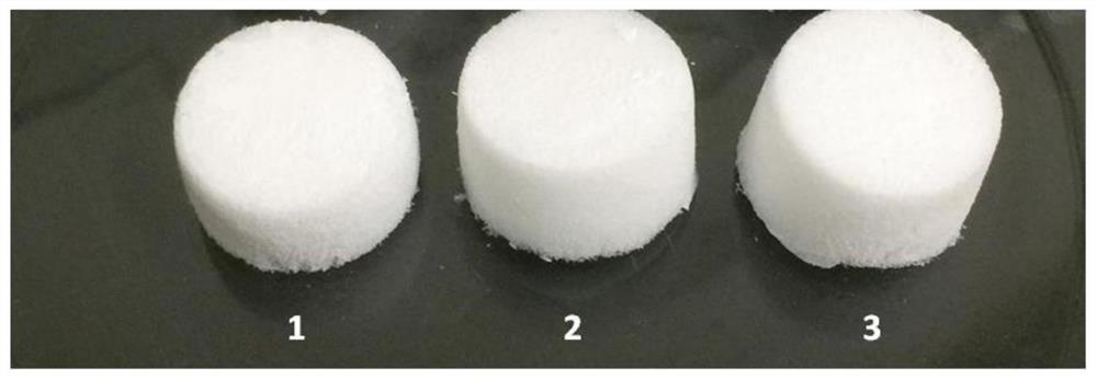 Absorbable material for local acute hemostasis and preparation method thereof