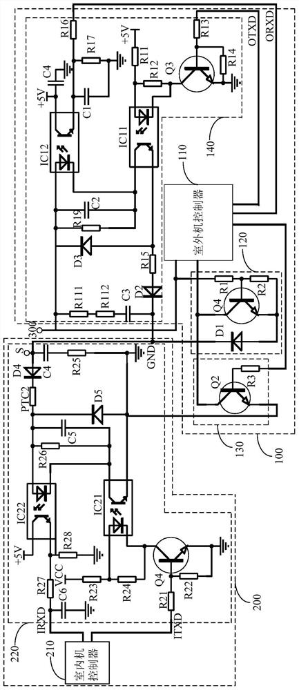 Outdoor unit electric control device and vehicle-mounted air conditioner