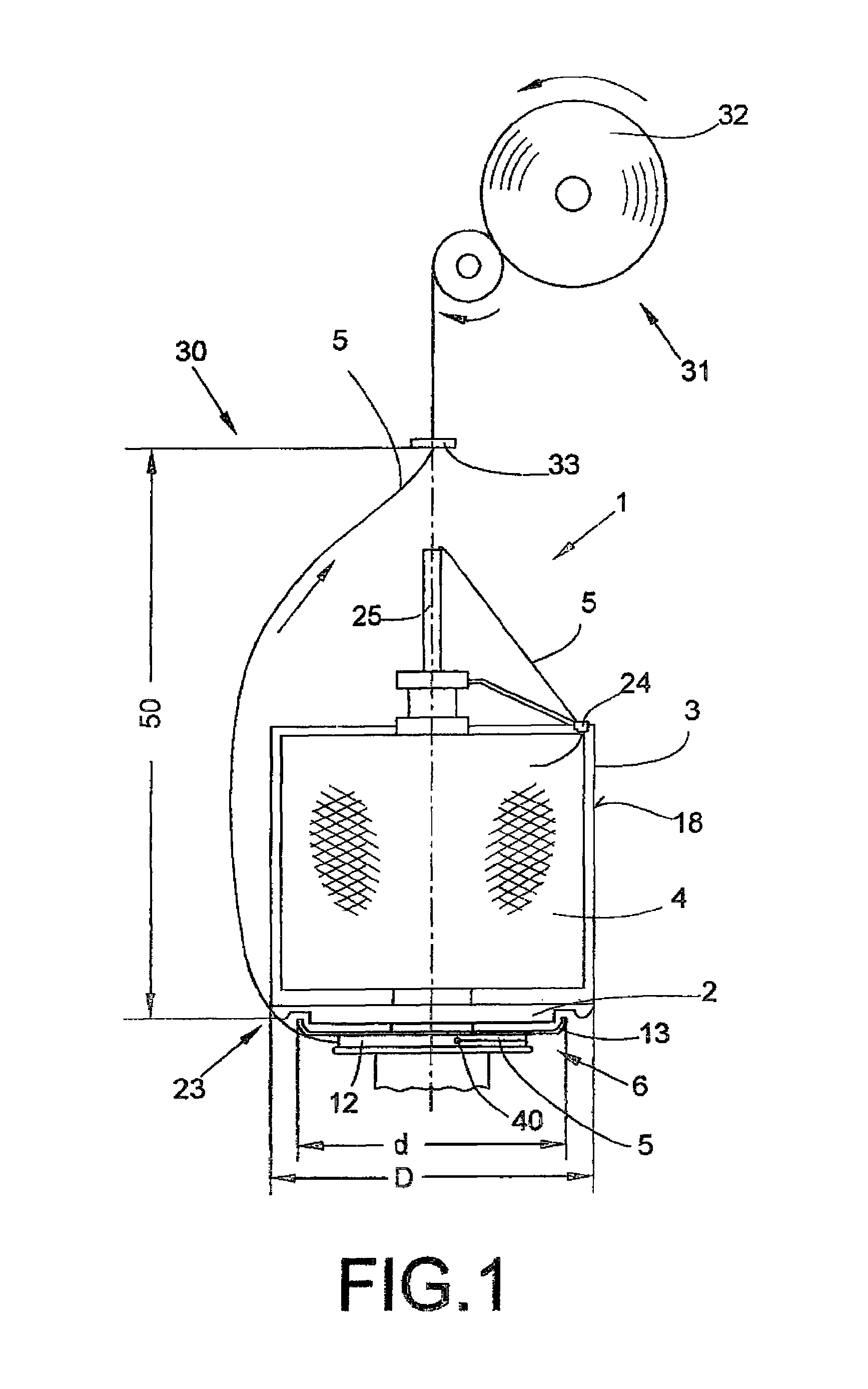 Two-for-one twisting or cabling spindle