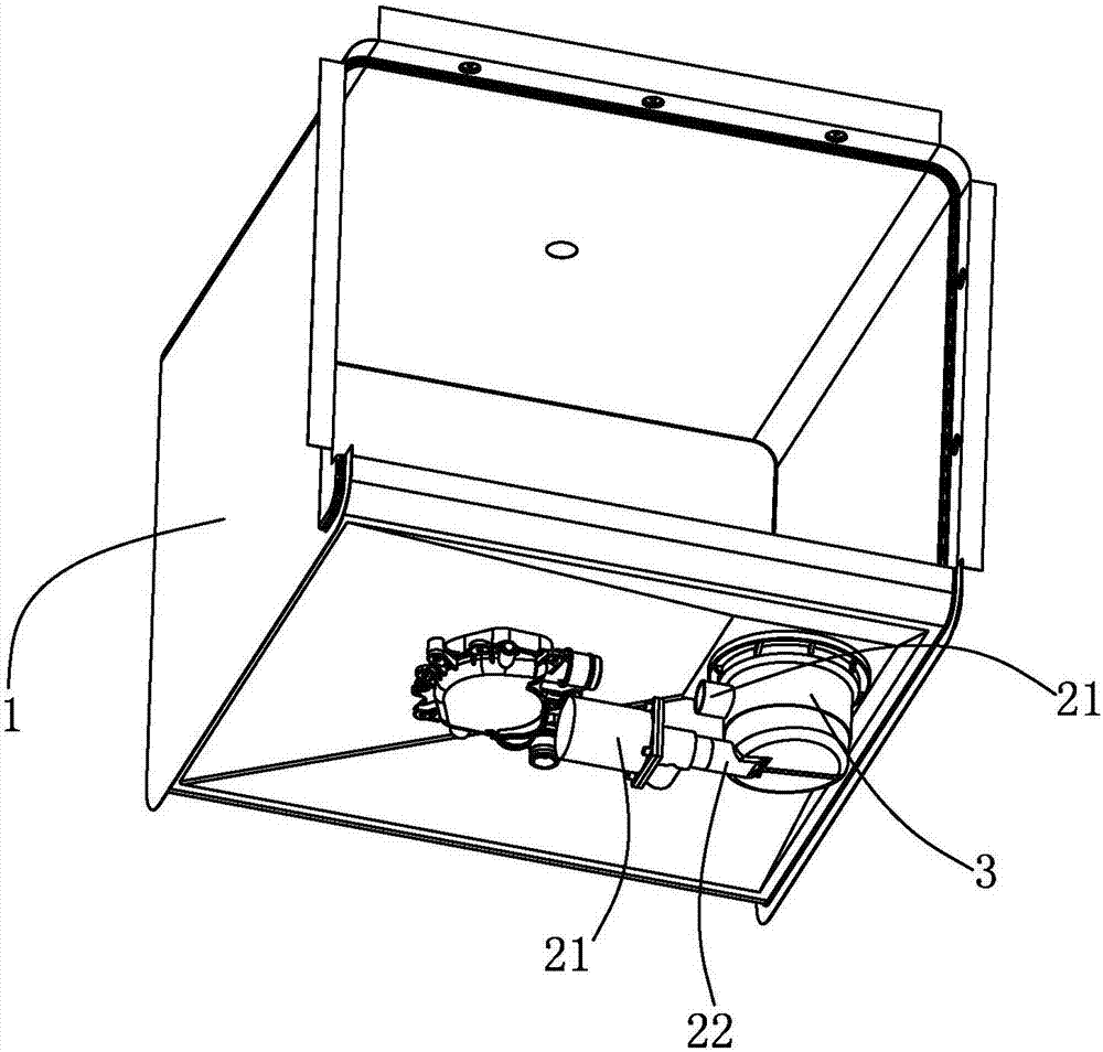 Dishwasher and residual isolating and discharging device thereof