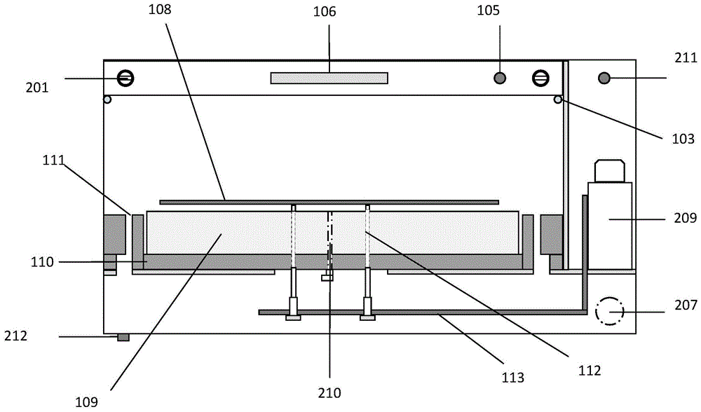 Semiconductor substrate heat treatment device