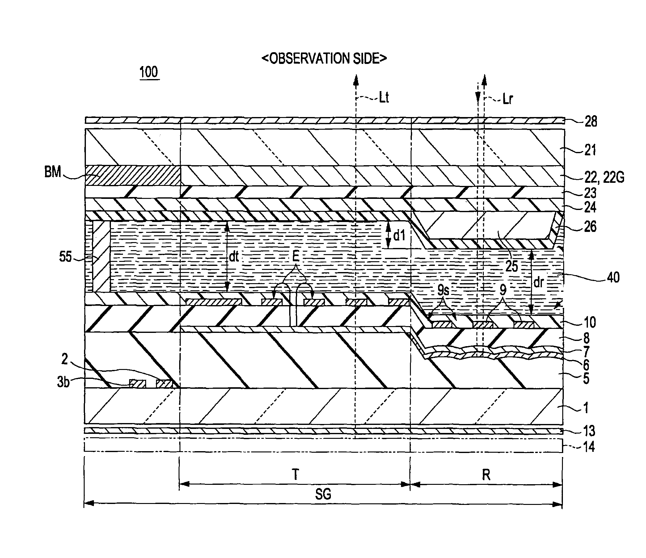 Liquid crystal device and electronic apparatus