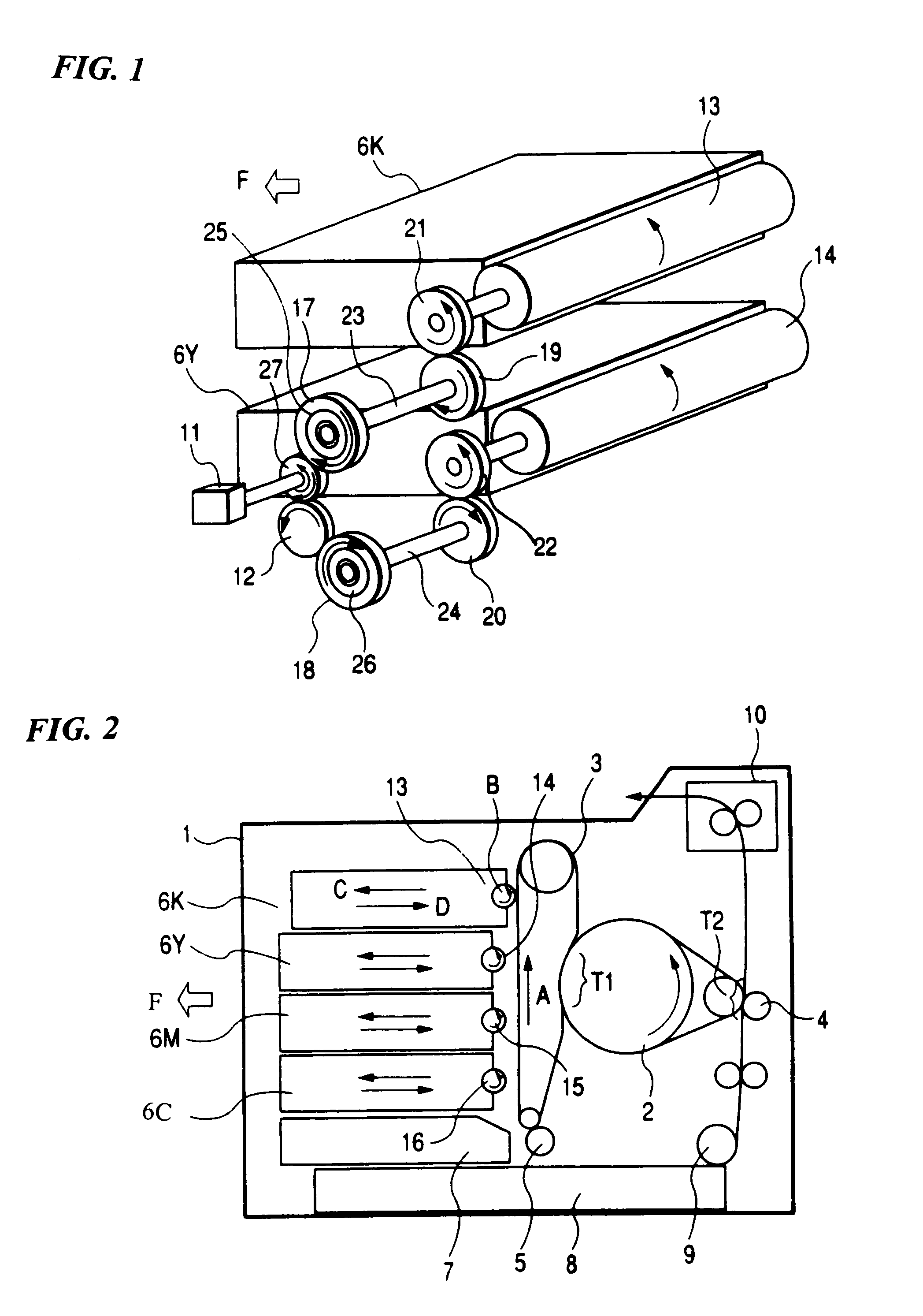 Image forming apparatus including drive transmission member including gears and shafts