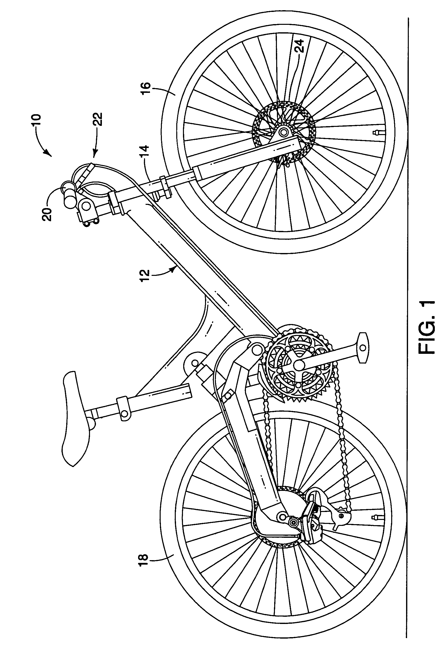 Bicycle hydraulic brake accentuate device