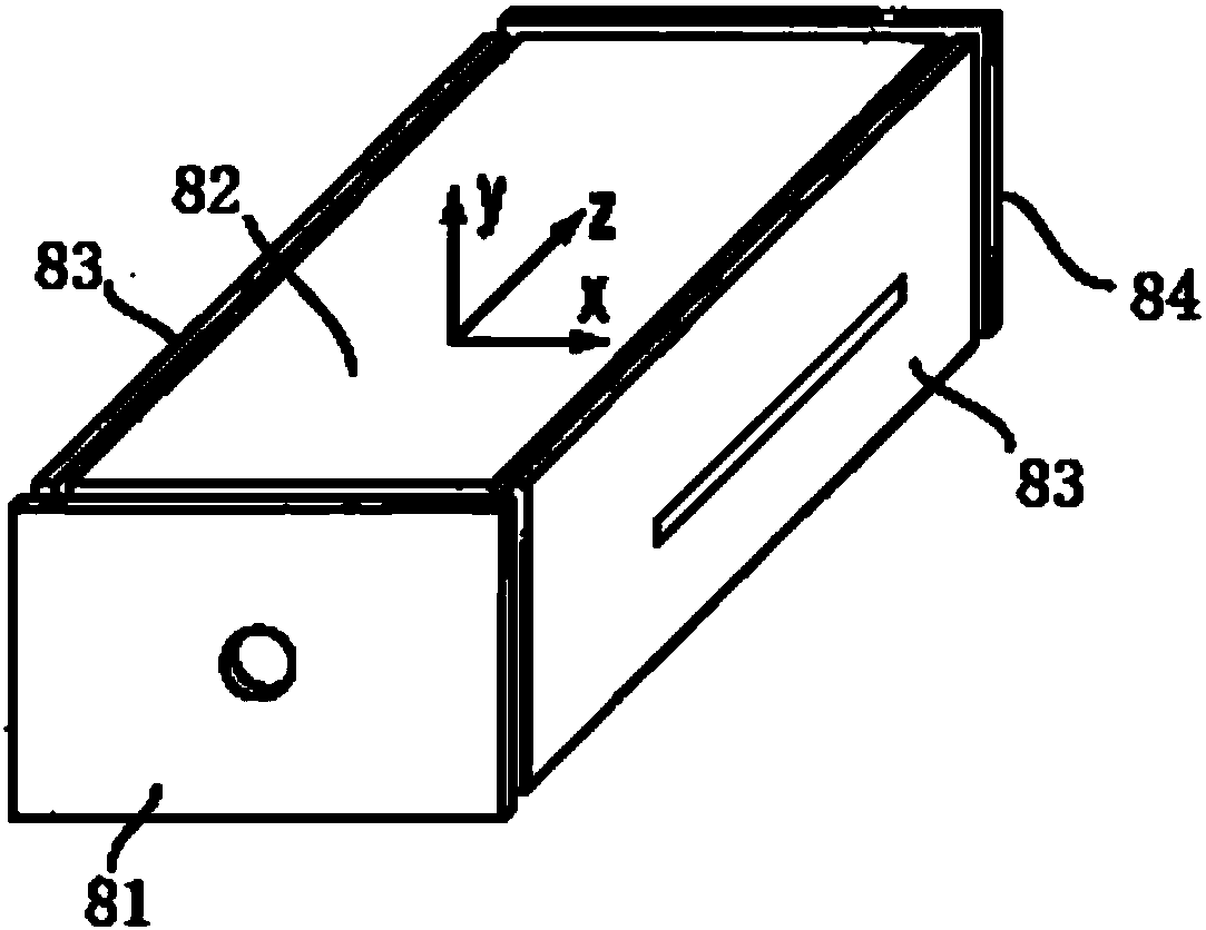 A miniaturized secondary vacuum rectangular ion trap mass spectrometer and detection method thereof