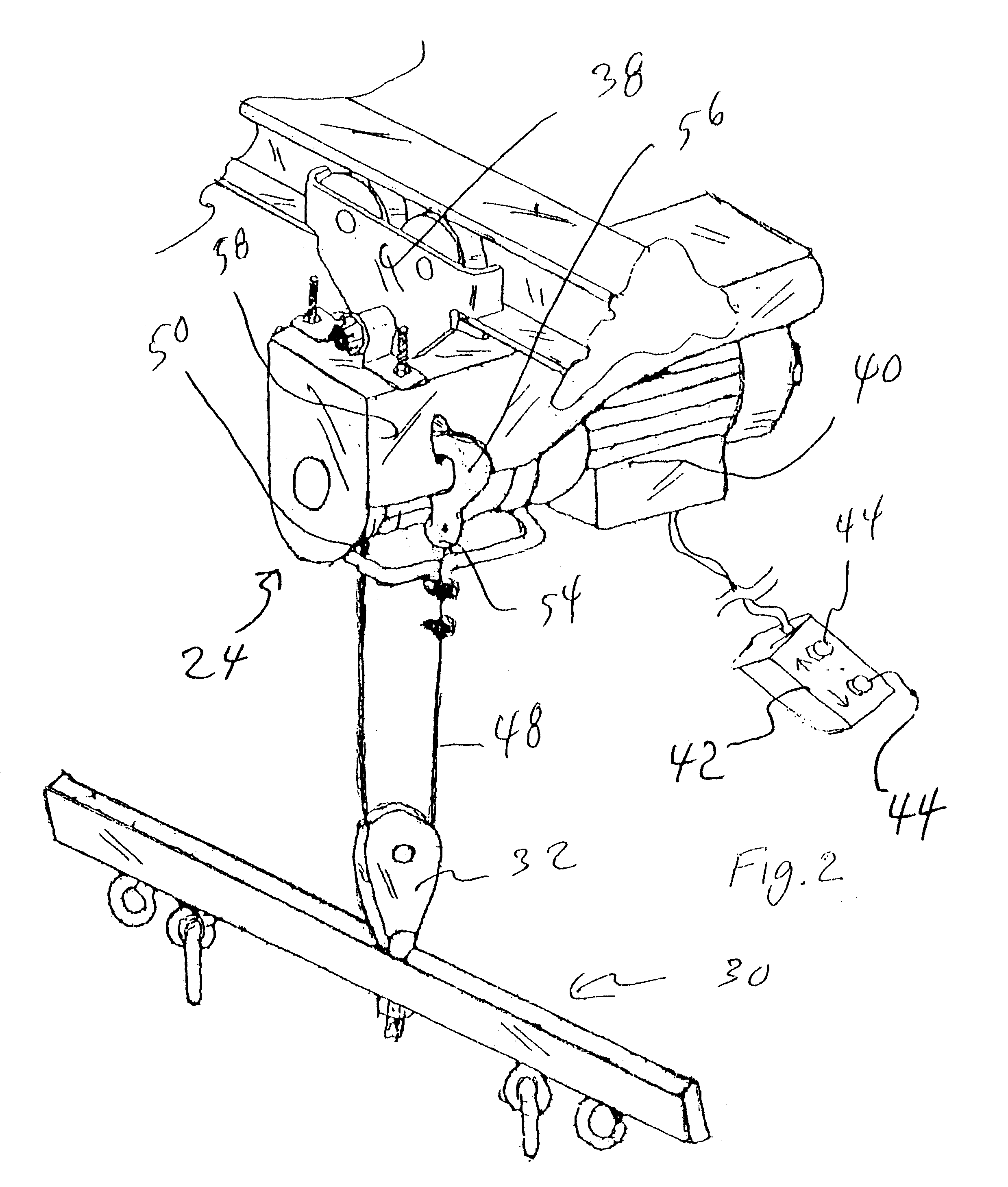 I-beam walk assist device