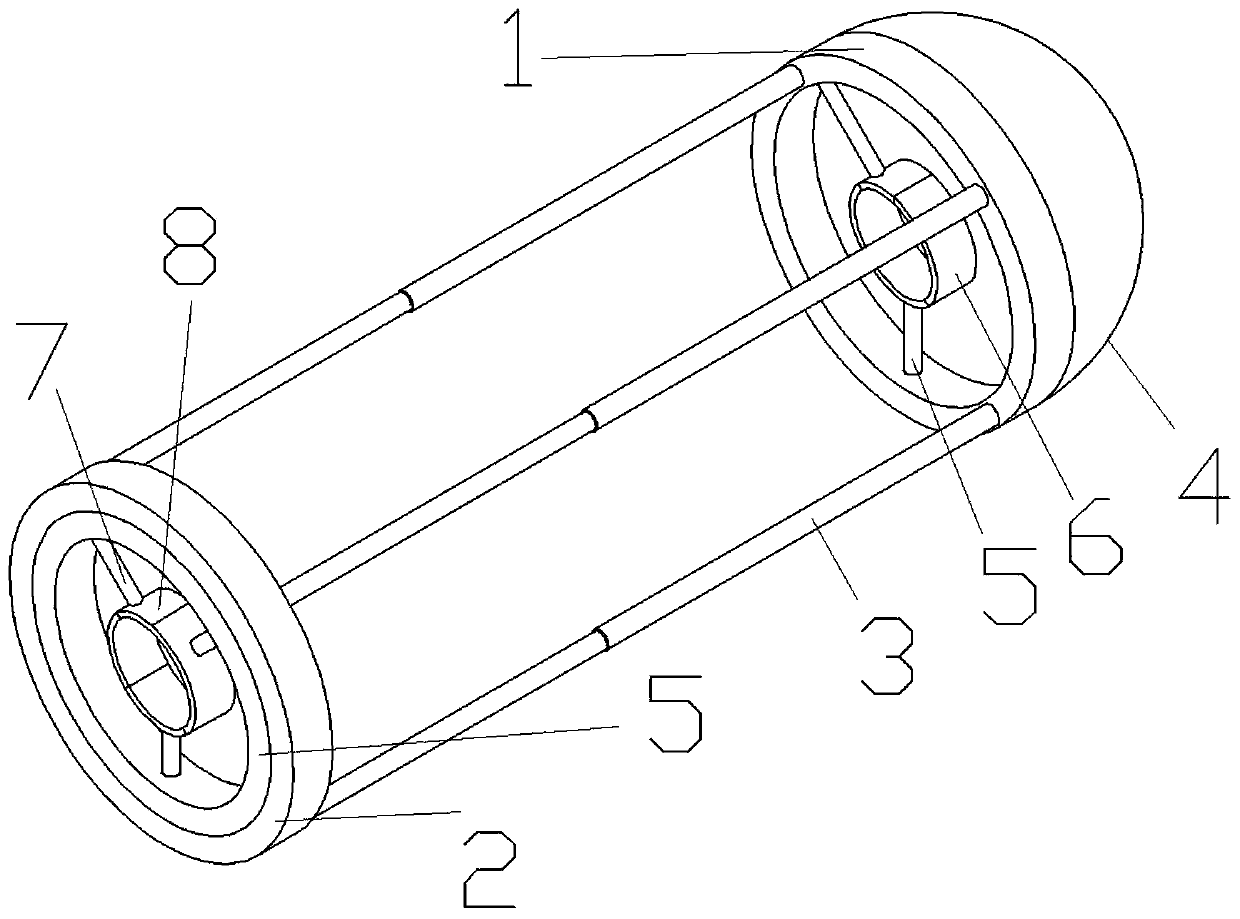 Reverse skin traction frame for diaphyseal fracture in children and usage method thereof