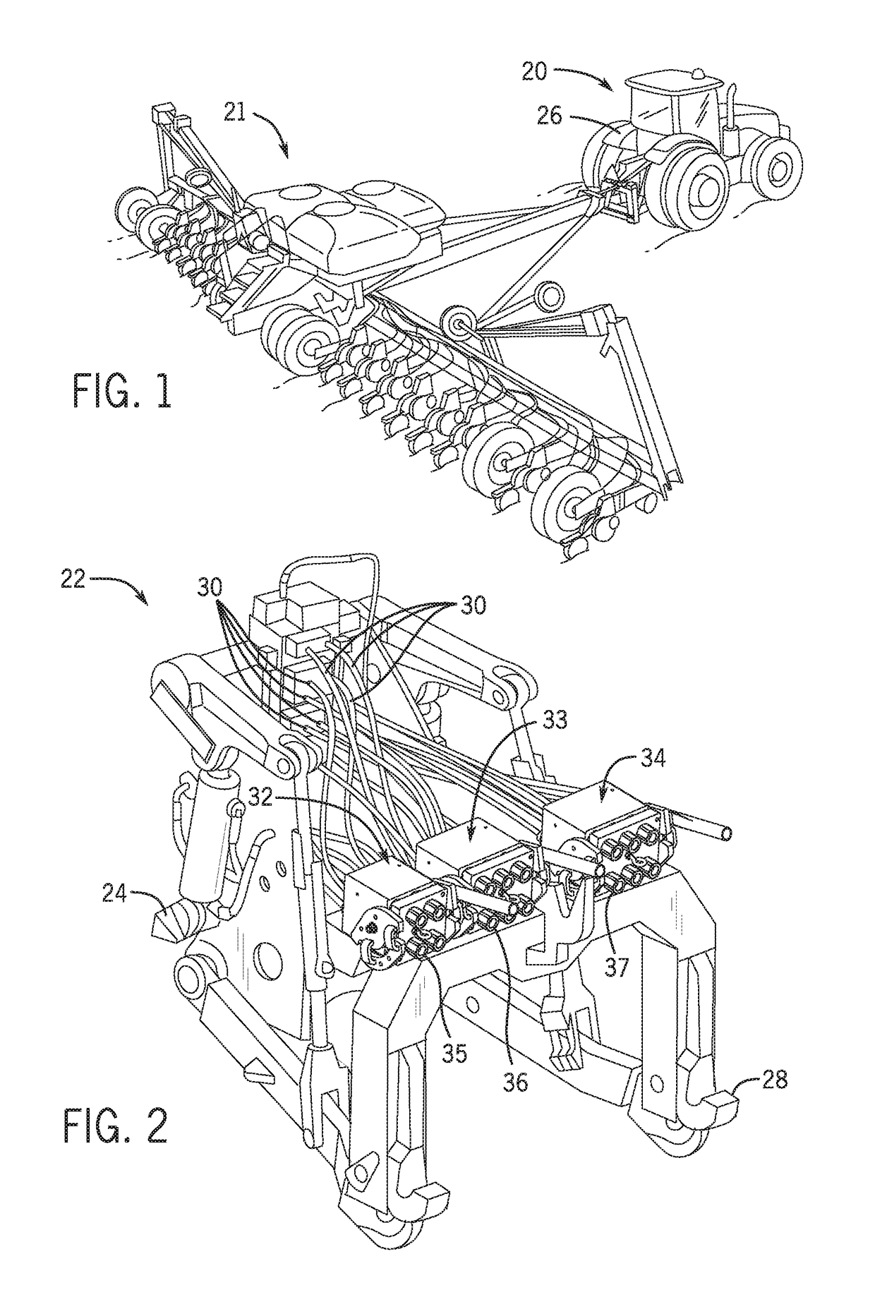 Work vehicle multi-coupler with breakaway feature