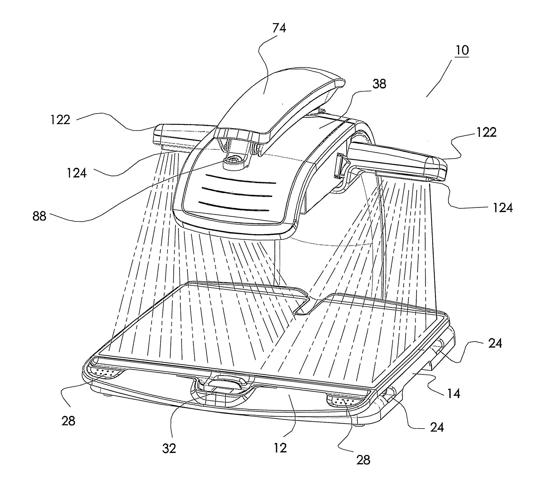 Retainer for Electronic Magnification Device