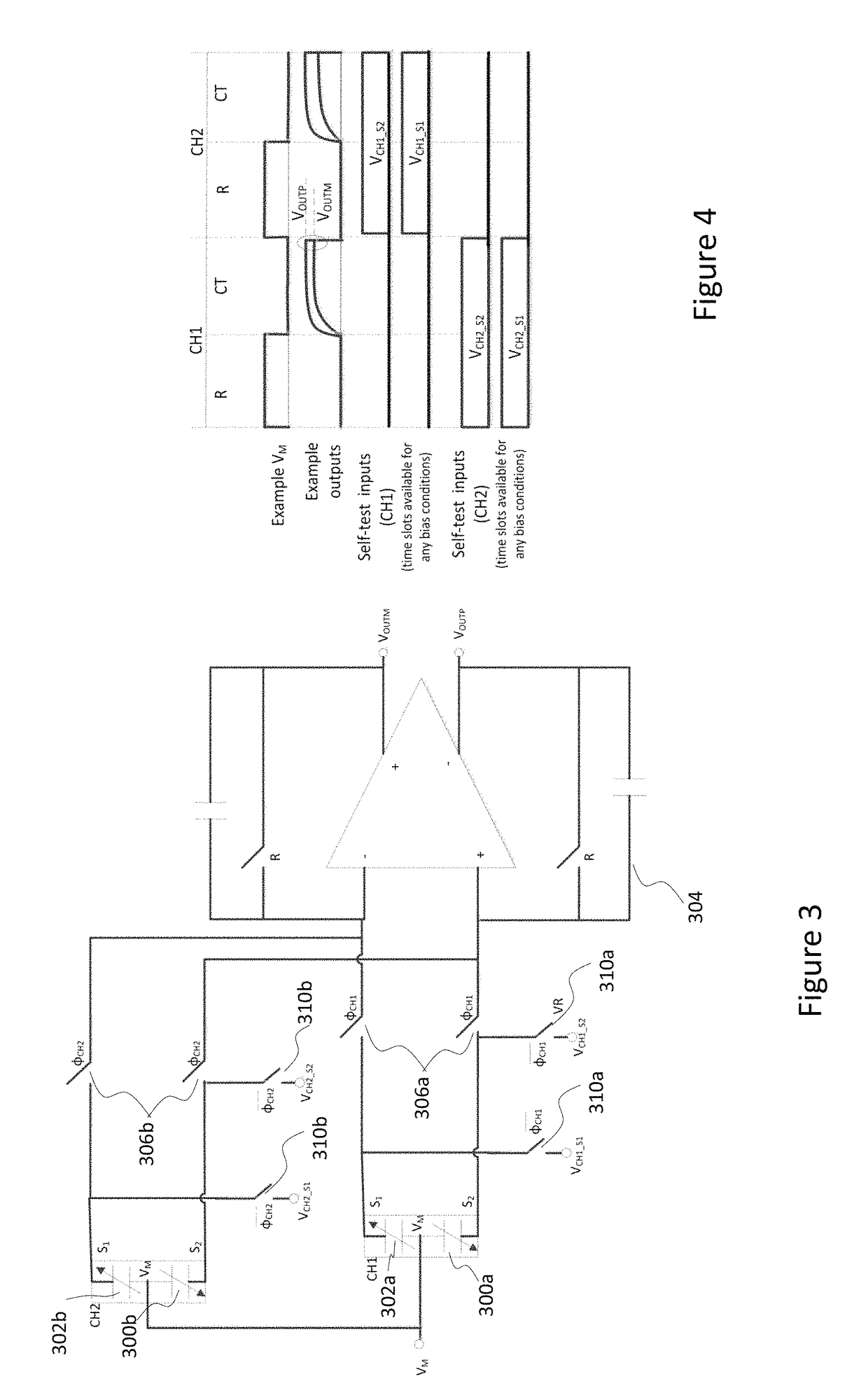 Continuous self-test in capacitive sensor