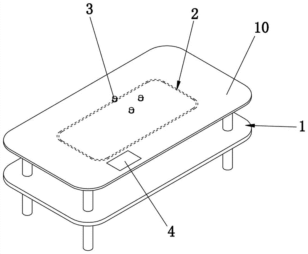 Intelligent tea table and working method thereof