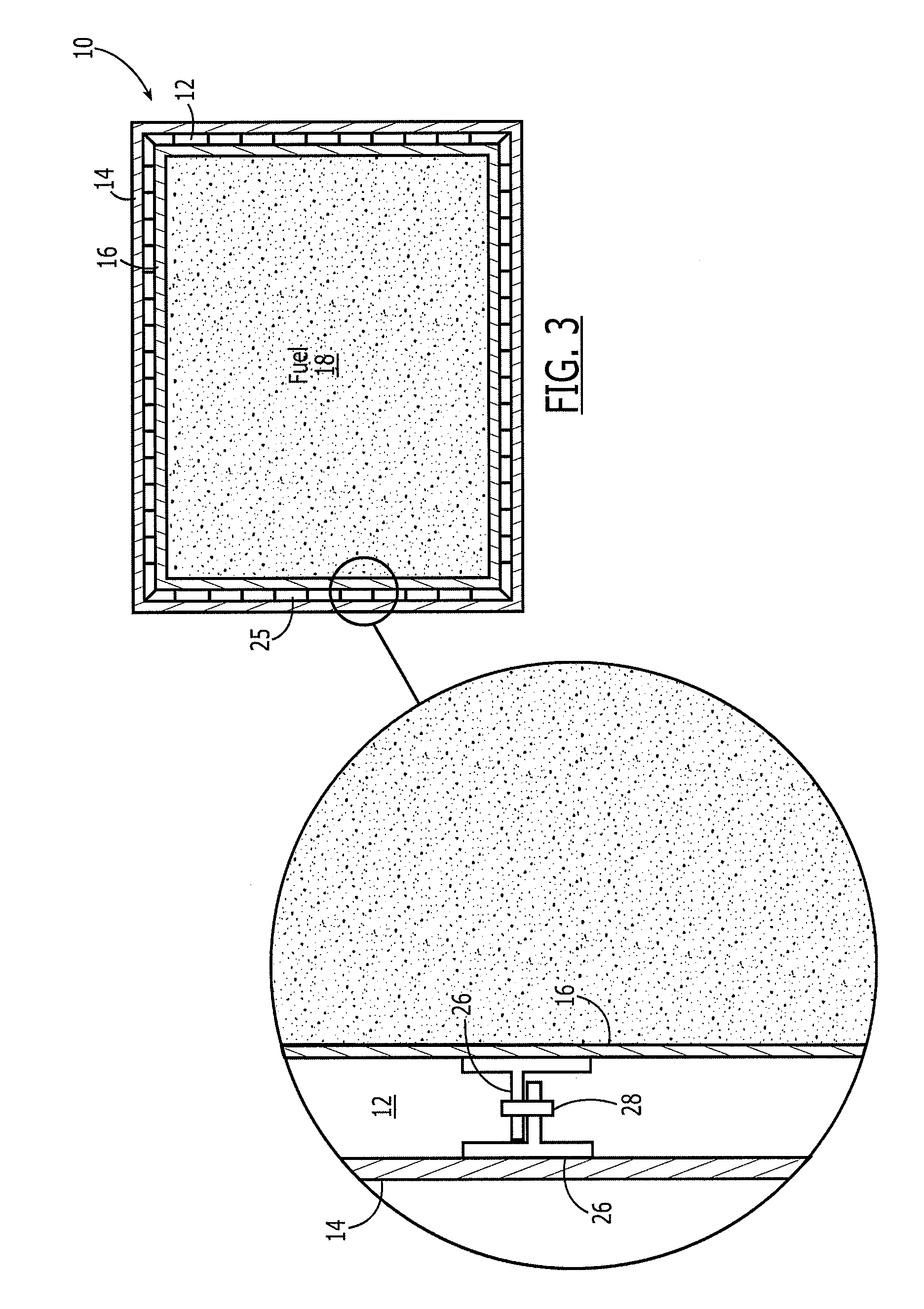 Fuel Tank Assembly And Associated Method