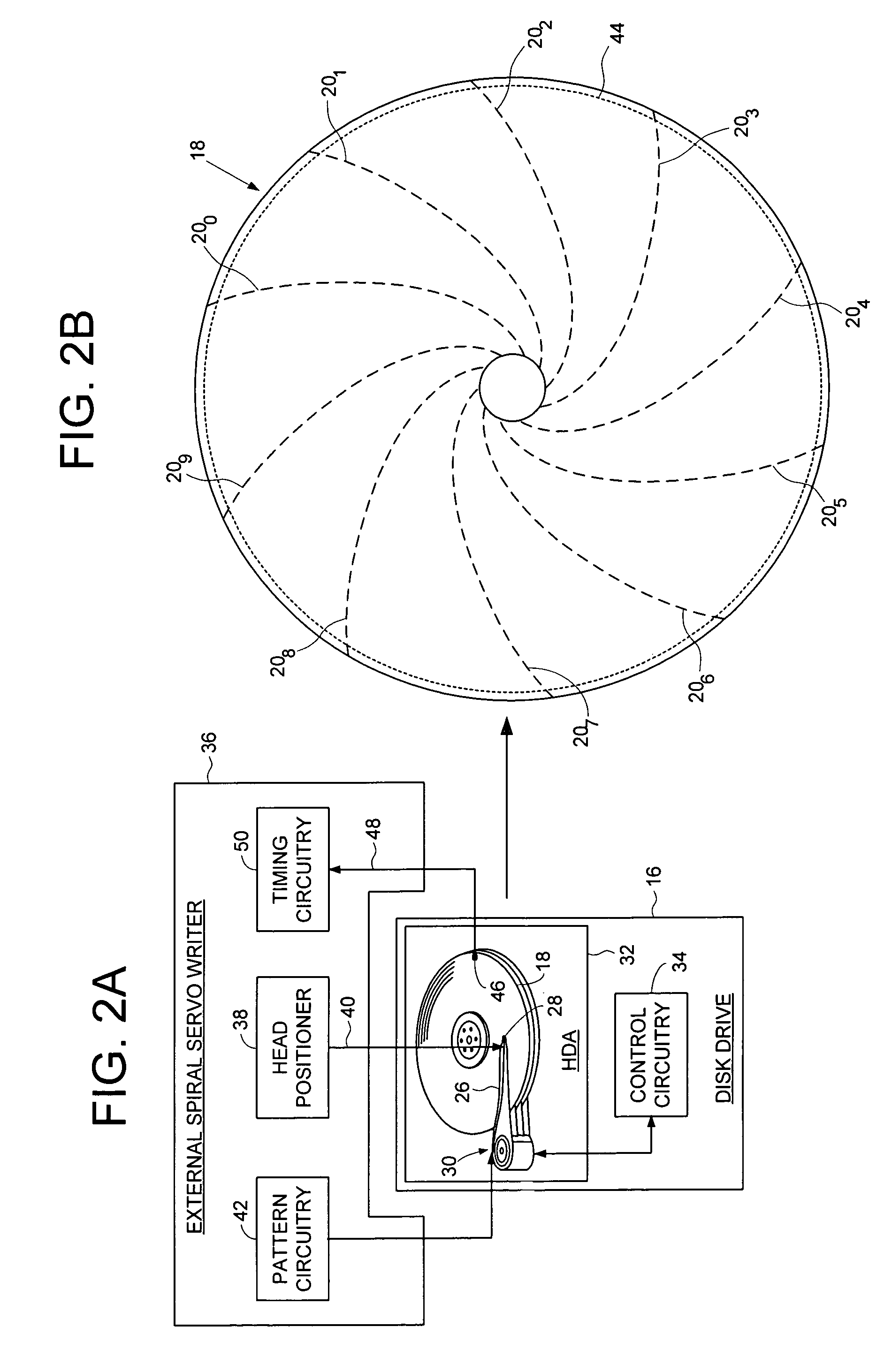 Servo writing a disk drive from spiral tracks by generating a time-stamped sync mark detect signal processed by timing recovery firmware