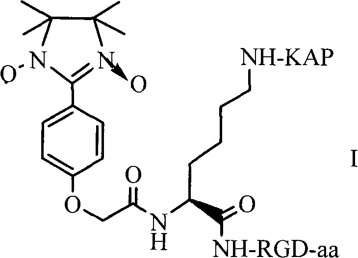 PAK (polyester alkyd)/ imidazoline/RGD (arginine-glycine-aspartic acid) ternary conjugate and preparation method and use thereof