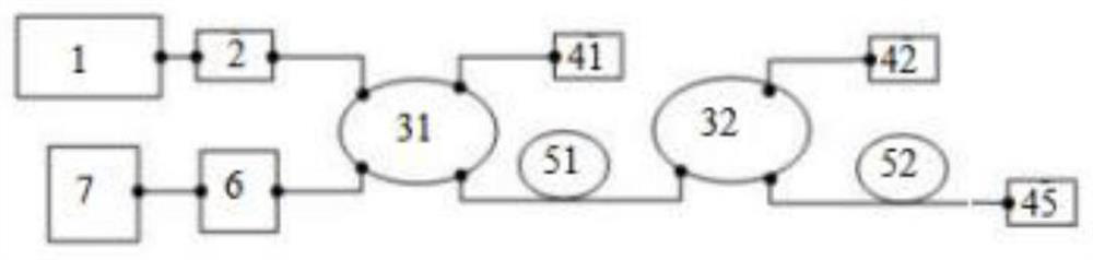 Methane concentration distributed optical fiber detection system