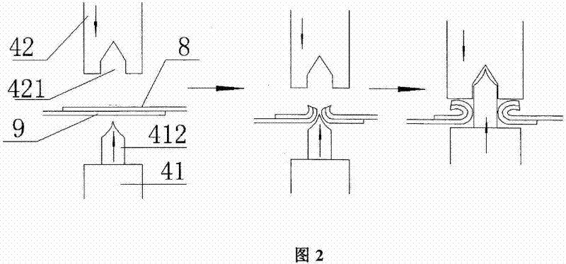 Consumable-free self-connection construction method for light steel keels