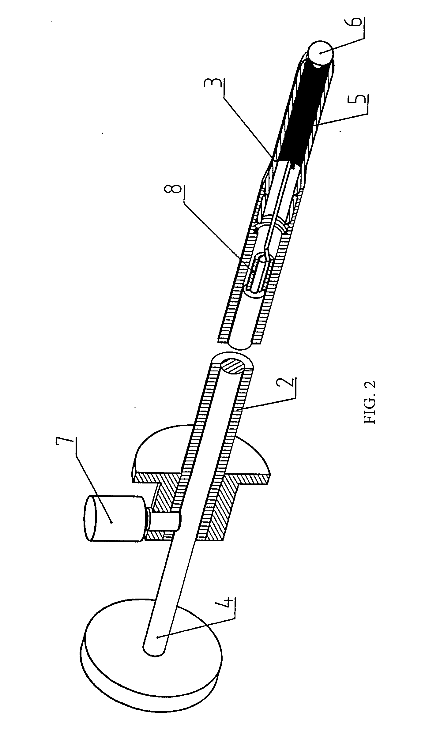 Device for collecting samples