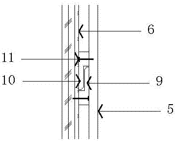 Wall wood veneer close-up method