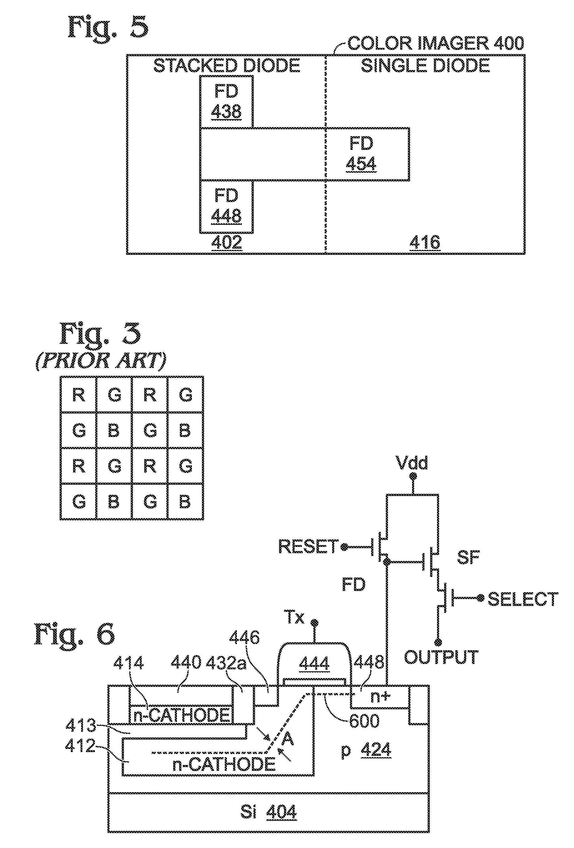 Dual-pixel Full Color CMOS Imager