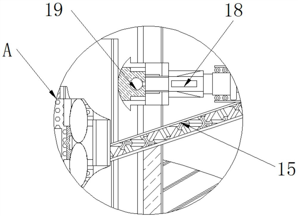 Auxiliary production equipment capable of automatically applying glue for computer chip processing