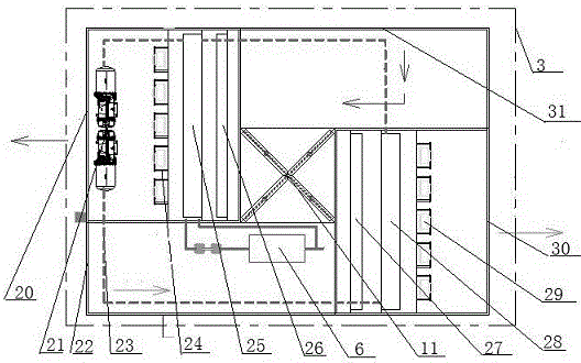 A type of evaporative condensation direct expansion cold air ventilation and air conditioning system for subway station computer room