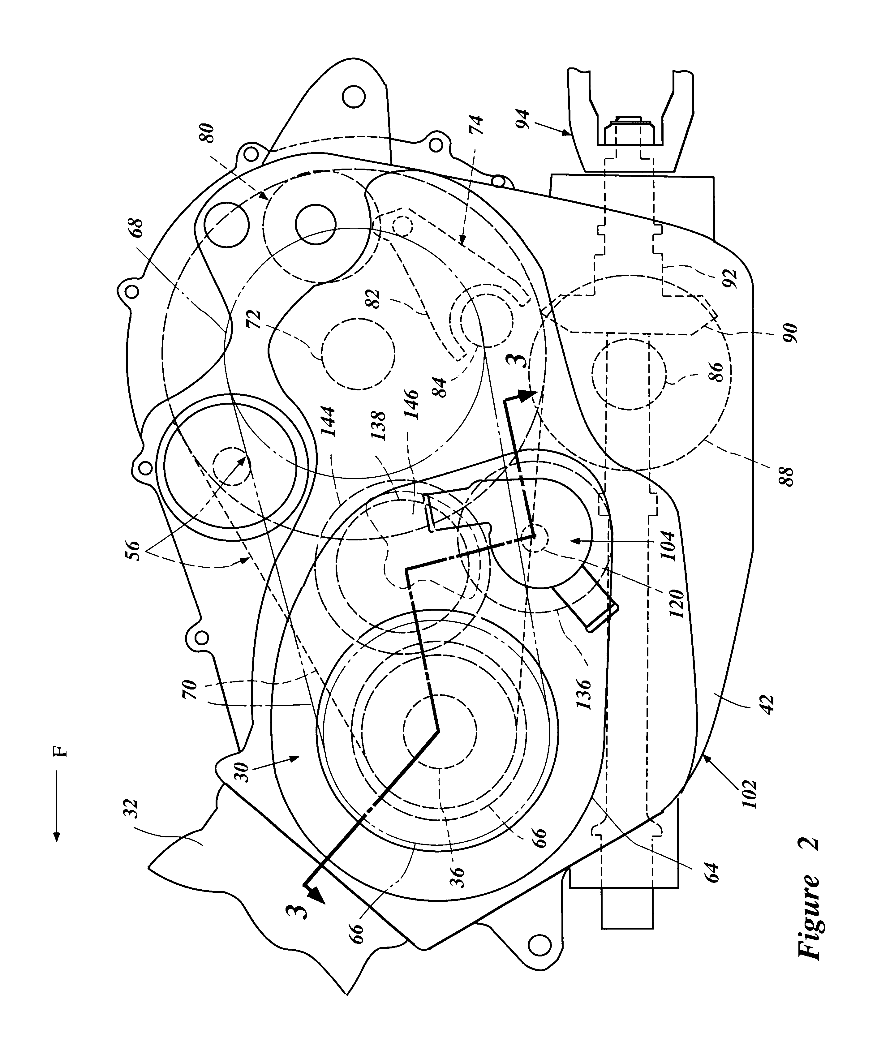 Cooling arrangement for all terrain vehicle