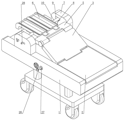 Body position adjusting device for pregnant woman with premature rupture of fetal membranes