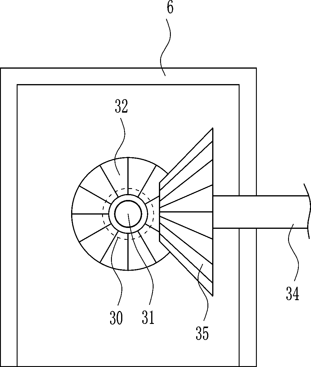 Mechanized livestock feed preparing device