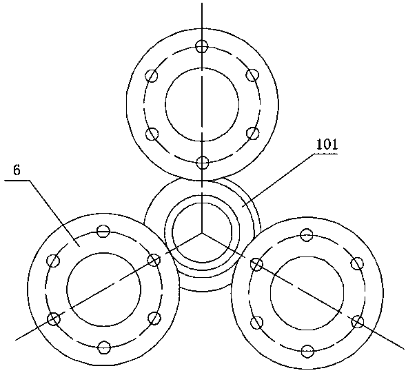 Magnesium-aluminum double-layer composite barrel-shaped part and staggered-distance spin forming process thereof