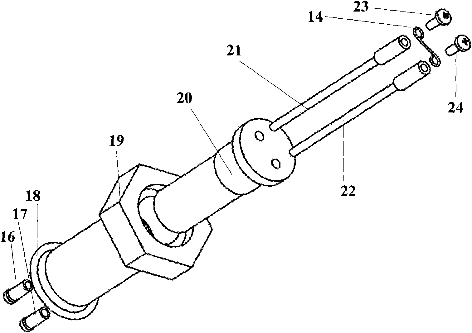 Fuse-type load rejection device for underwater equipment and control method thereof