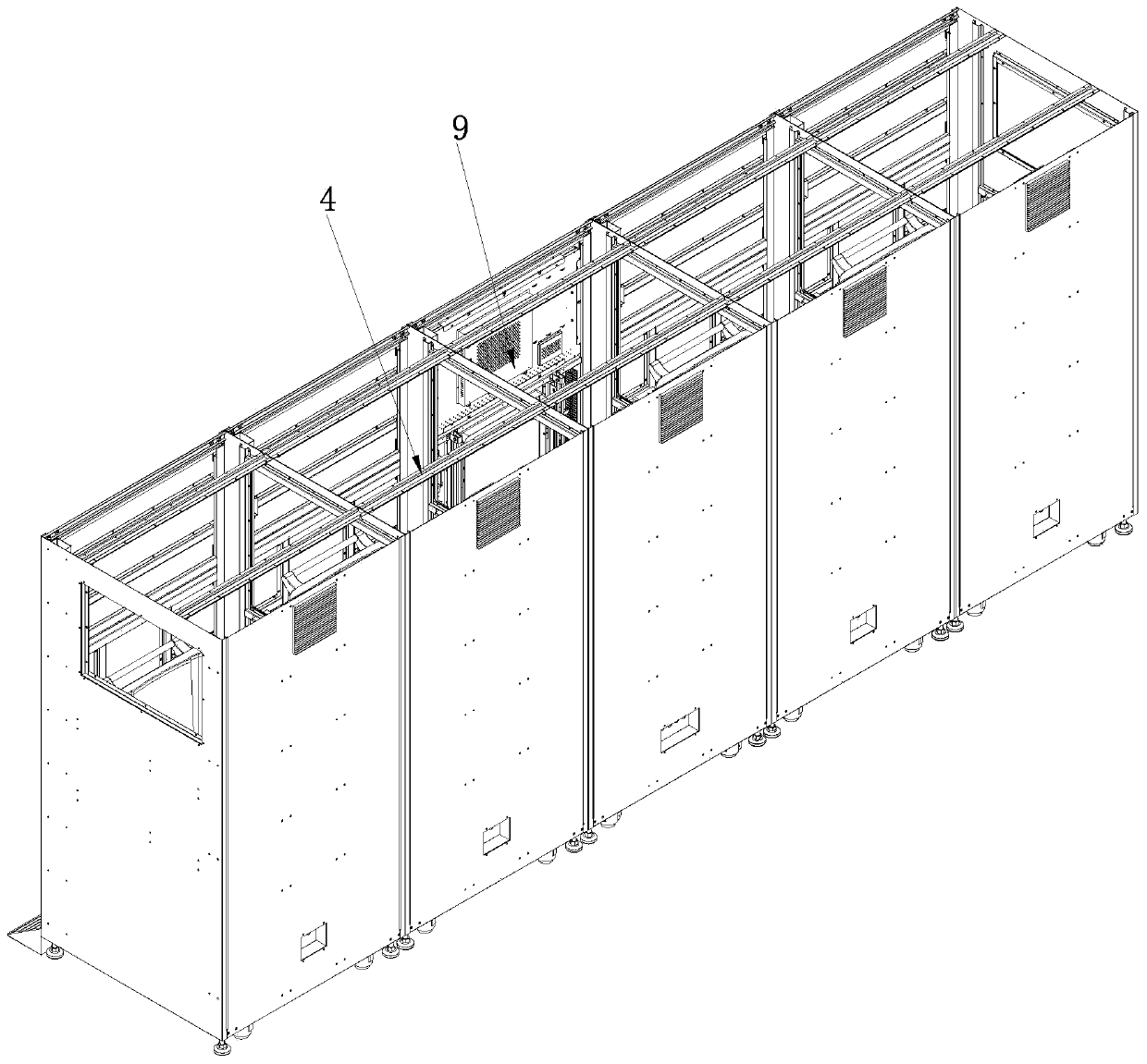 Weighing mechanism for recovering garbage and garage collecting and classifying machine