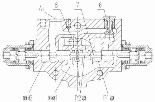 Lift converging multiway valve