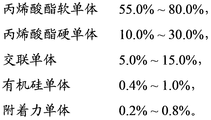 Casting polypropylene protection film pressure-sensitive adhesive, casting polypropylene protection film and their preparation methods