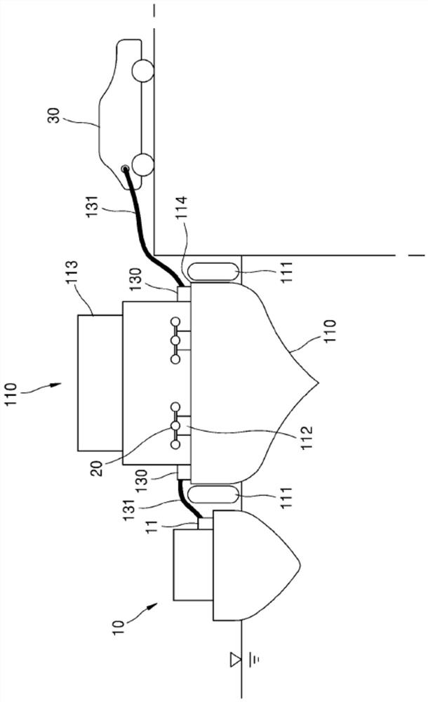 Energy supply vessel and energy supply method using same