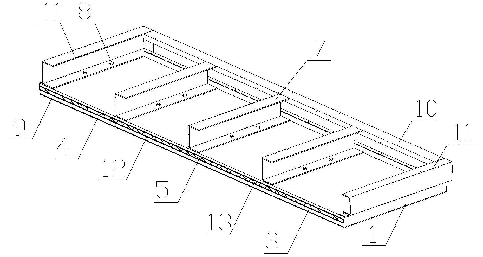 Heat-insulating steel frame external wallboard