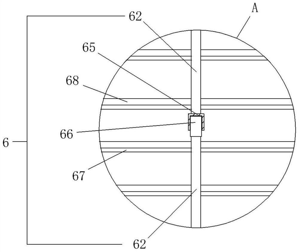 Aluminum alloy forging intermediate heating furnace with automatic temperature control function