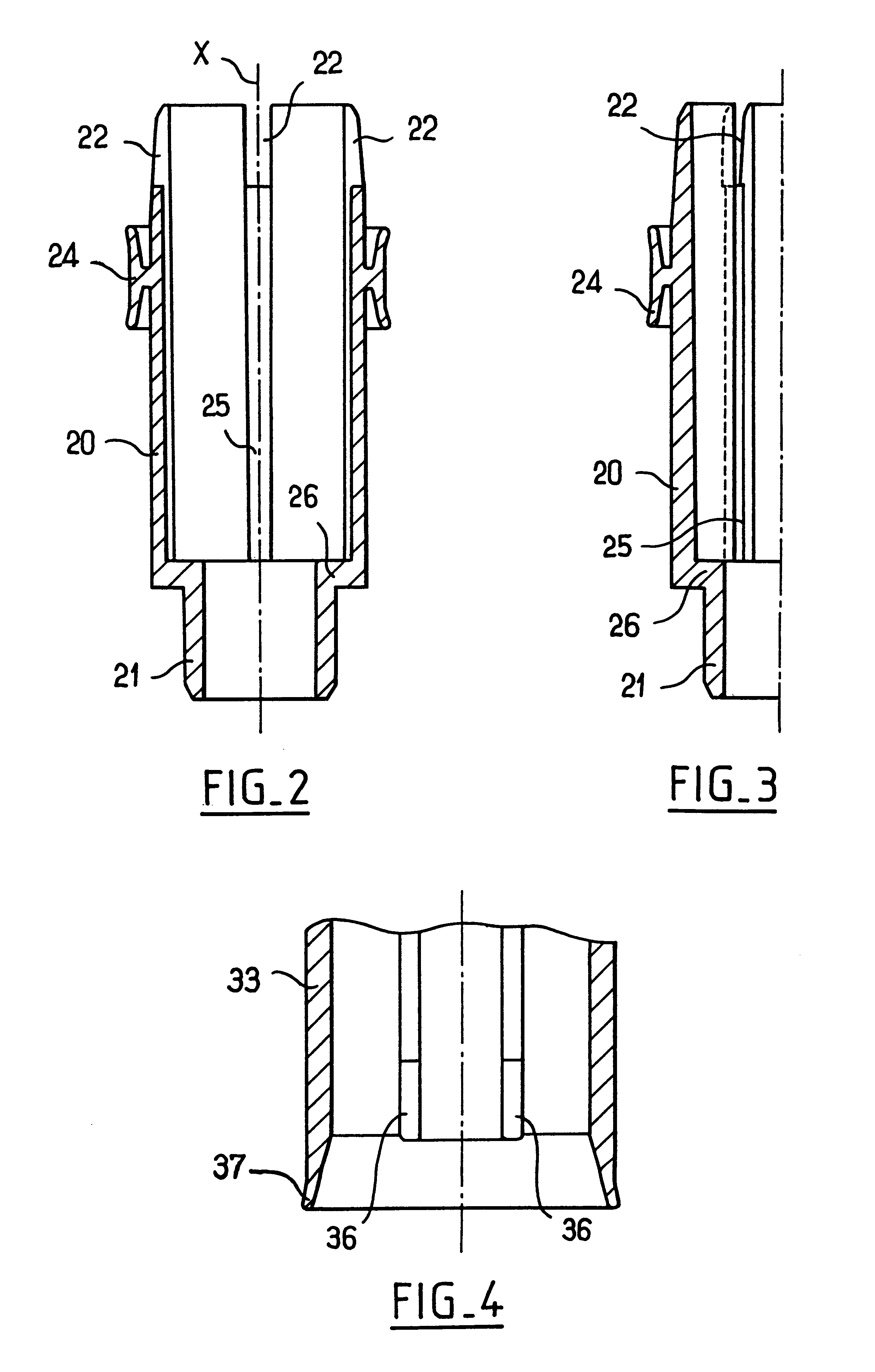 Pump and a receptacle fitted therewith