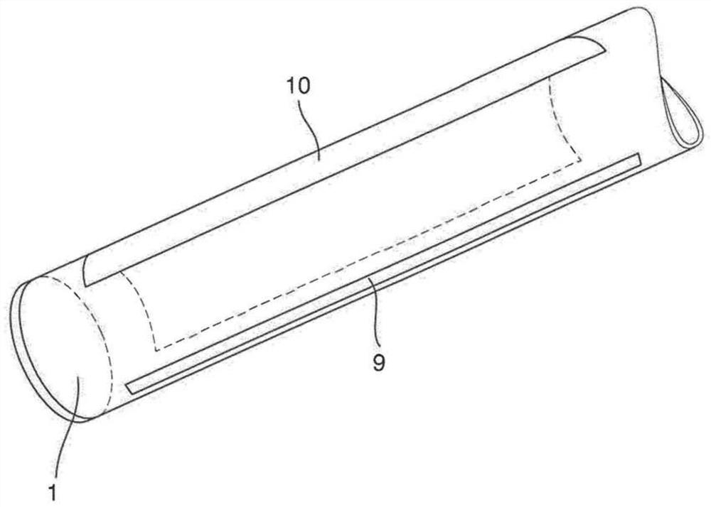 Tdr measuring apparatus for determining the dielectric constant