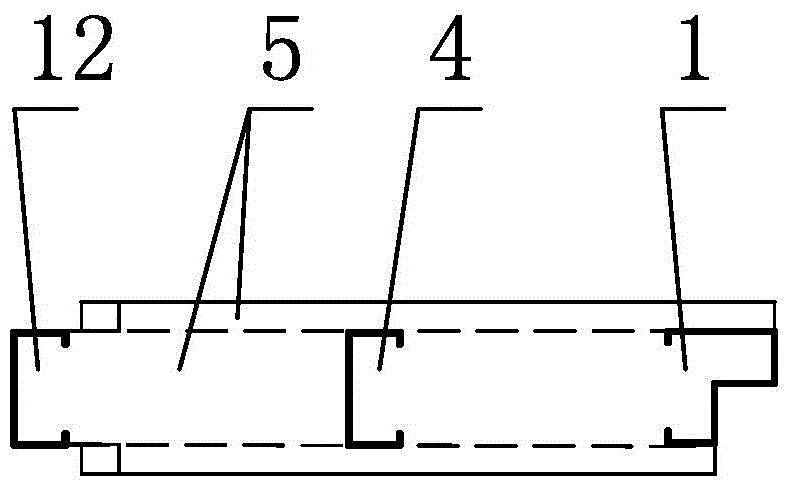 Light prefabricated combined wall