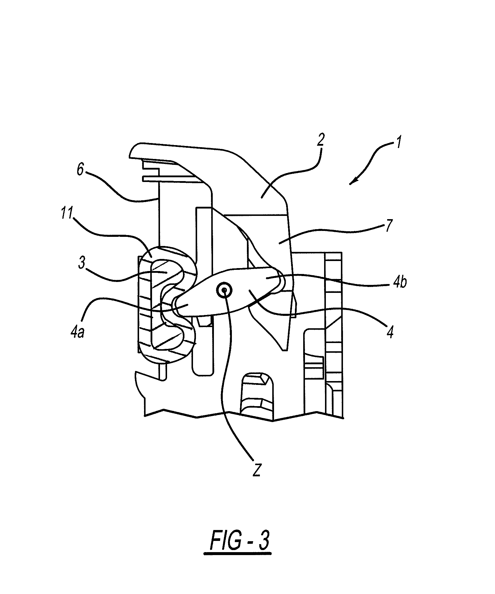 Shock-proof seat belt buckle for a motor vehicle